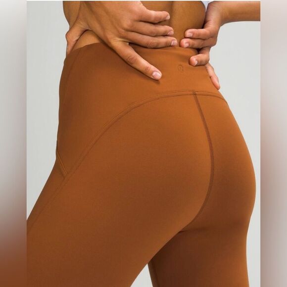 Lululemon Instill High Rise Cooper Brown 25" Tights - Picture 5 of 11